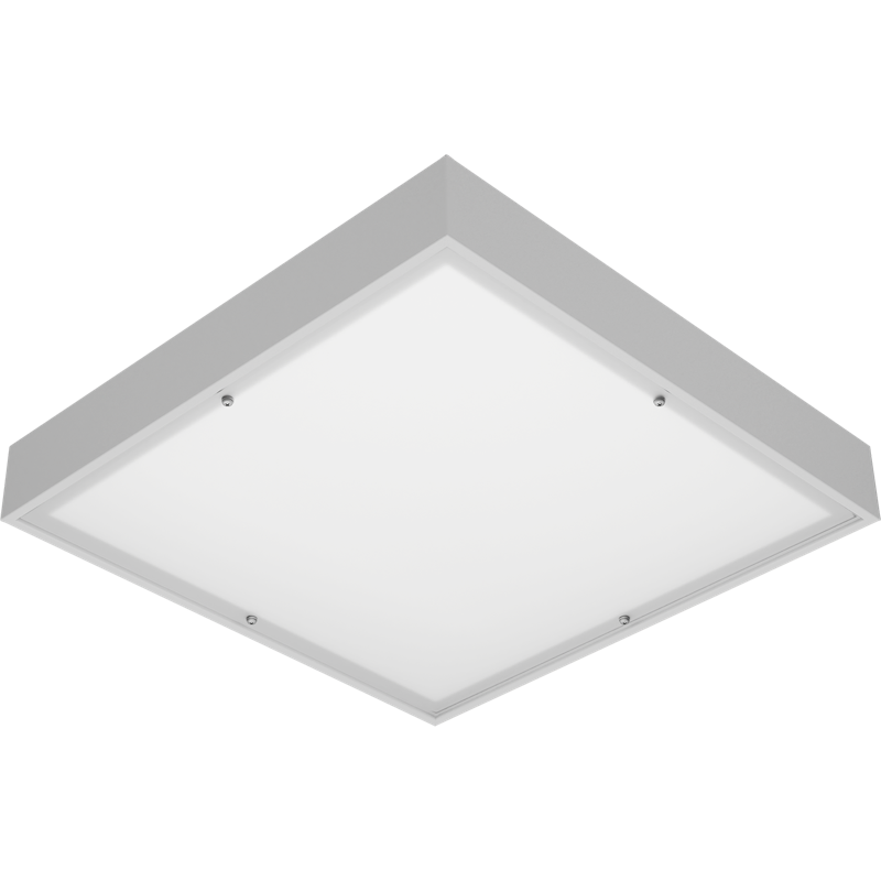 Светильник OWP/S 418 /595х615/ IP54/IP54 HF ES1 4х18Вт G13 IP54 потолочный СТ 1375000100