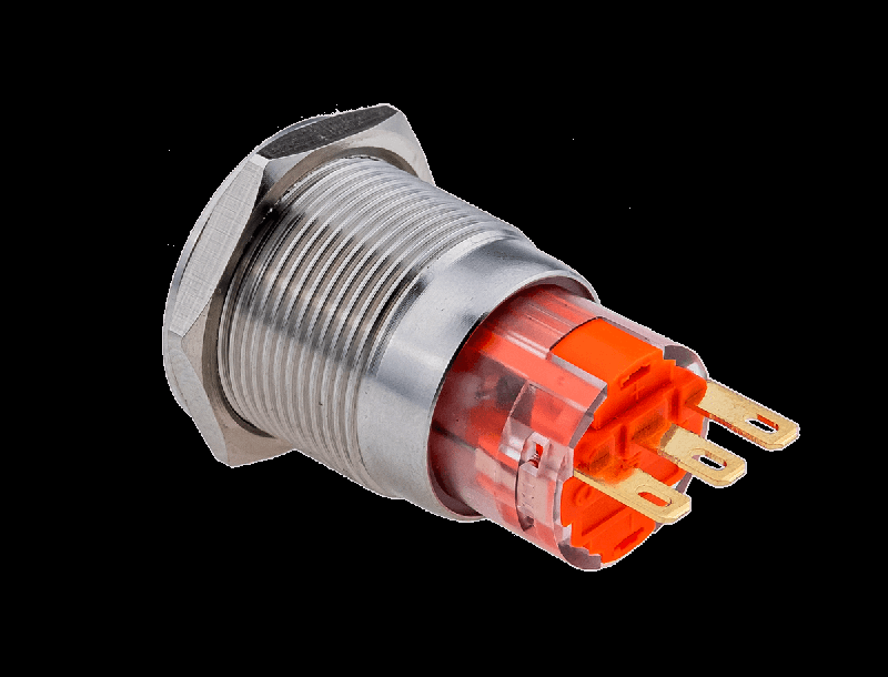 Кнопка IP67 без подсветки с возвратом 1NO+1NC MT67-R11 ОВЕН 107335