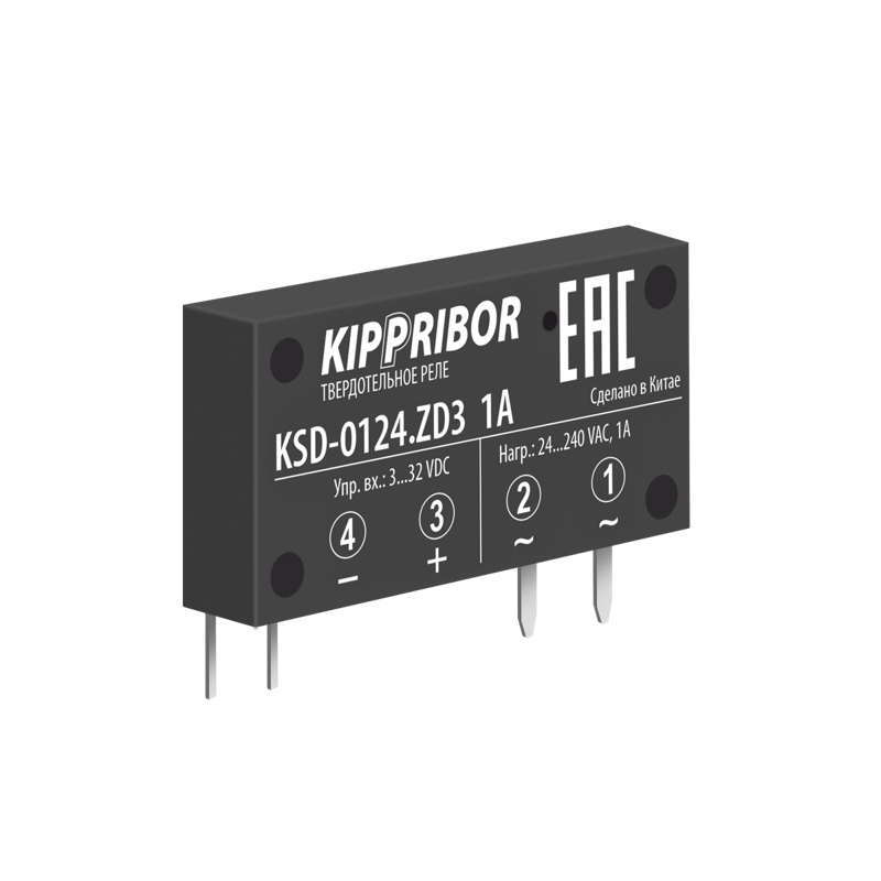 Реле твердотельное 1-ф тип KSD 2А ОВЕН 147203
