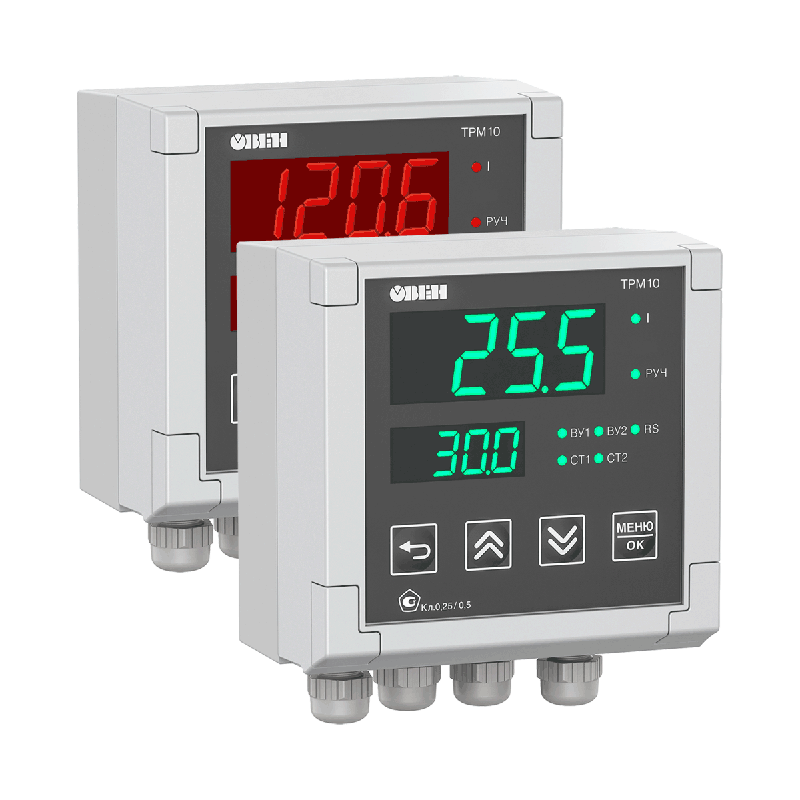 Измеритель-регулятор микропроцессорный ТРМ10-Щ5.У2.ИС.RS ОВЕН 152658