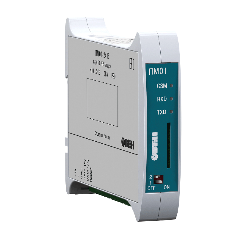 Модем GSM/GPRS ПМ01-220.АВ ОВЕН 39431