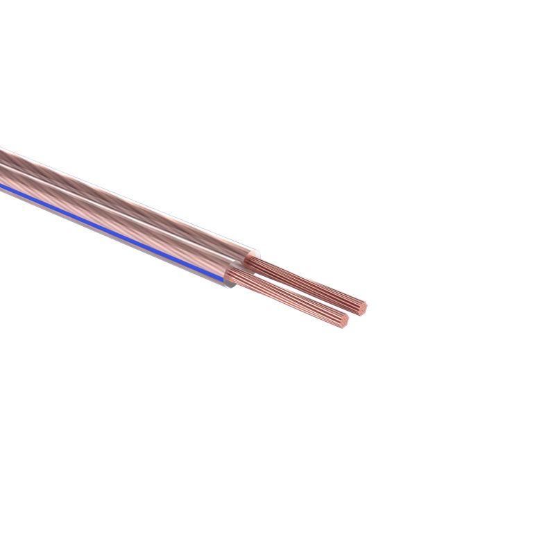 Кабель Stereo 2х2.50 прозр. SILICON (уп.10м) Rexant 01-6308-10