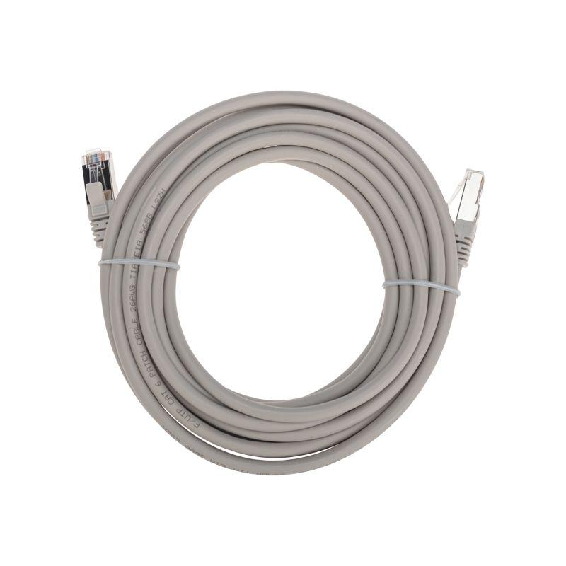 Патч-корд F/UTP кат.6 RJ45-RJ45 26AWG LSZH 5м сер. Rexant 02-0210-5