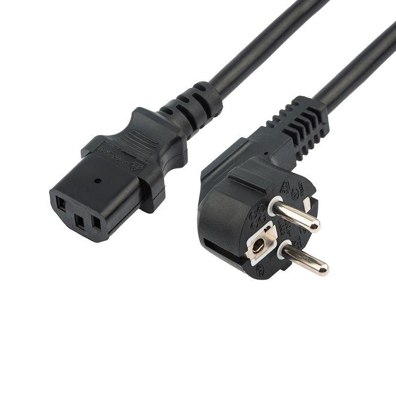 Шнур сетевой СЕЕ 7/7 (Schuko) - IEC 320 C13 3х1.0кв.мм 10А 0.6м Rexant 04-2736