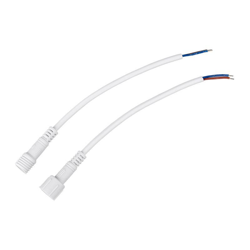 Кабель соединительный (2pin) герметичный (IP67) 2х0.35кв.мм 300В бел. Rexant 11-9320