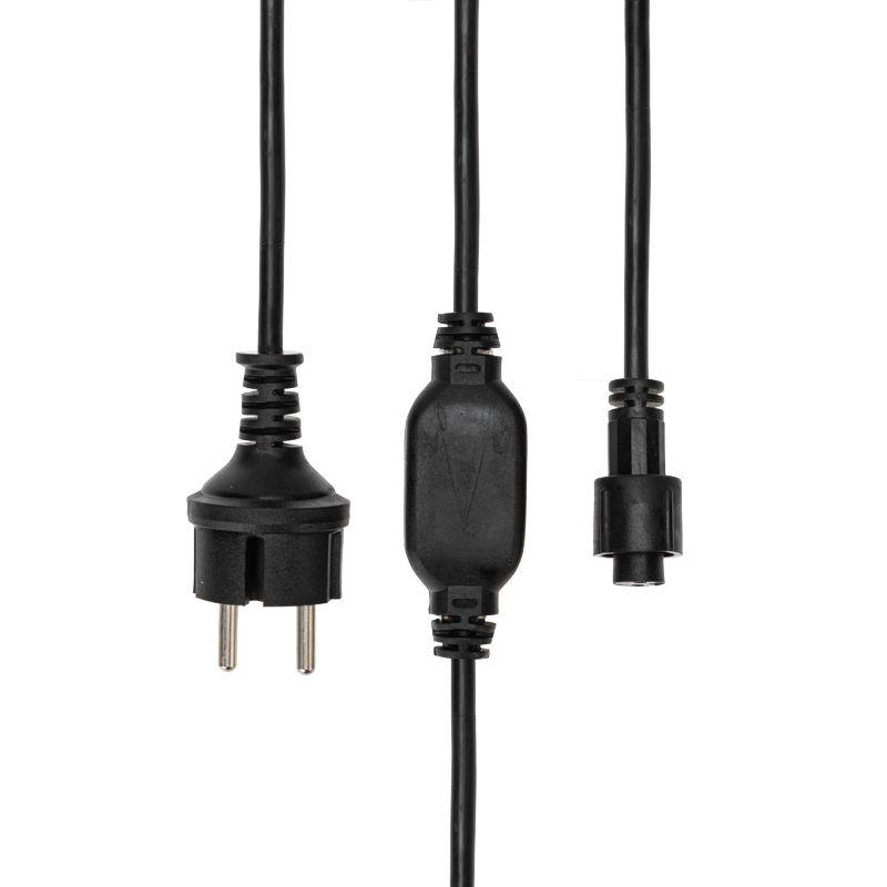 Блок питания для уличных гирлянд 230В, 4А, черный каучук, IP67 NEON-NIGHT (315-000)