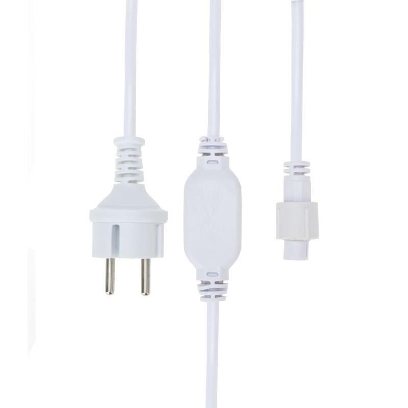 Блок питания для уличных гирлянд 230В, 4А, белый каучук, IP67 NEON-NIGHT (315-001)