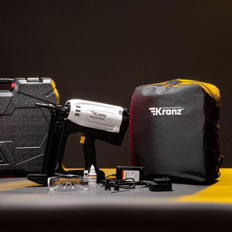 Пистолет гвоздезабивной газовый монтажный GN100 100Дж длина гвоздей 15-40мм d2.7-3мм KRANZ KR-16-165