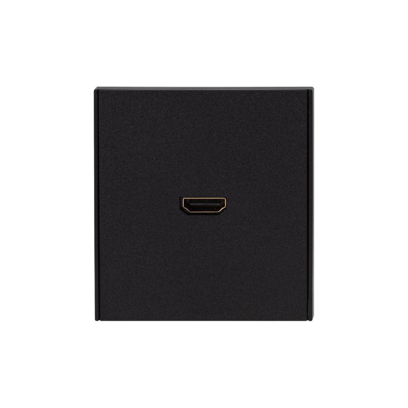 Розетка СП STRONG HDMI IP20 антрацит Kranz KR-78-0730-5