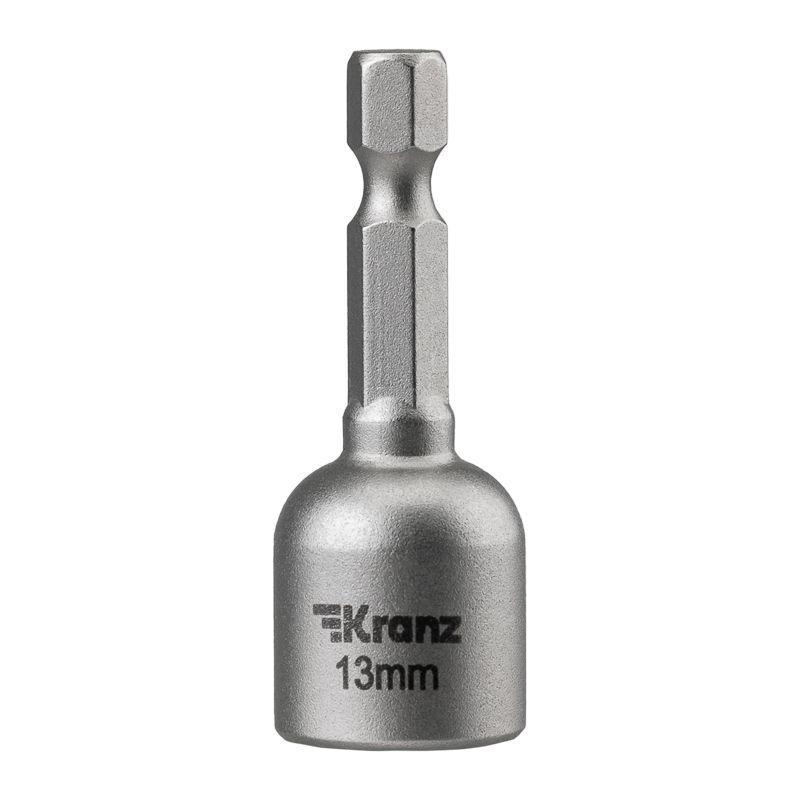 Ключ-насадка магнитная 1/4дюйм 13х48мм Kranz KR-92-0404-1