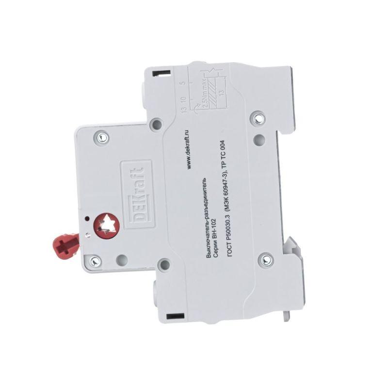 Выключатель-разъединитель 1п 63А ВН-102 DEKraft 17003DEK