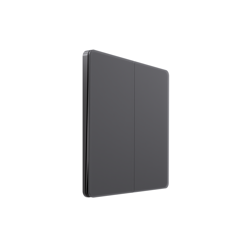 Выключатель 2-кл. СП Systeme Infinity 10А 250В с самовозвратом вулканический пепел SE FSE000717