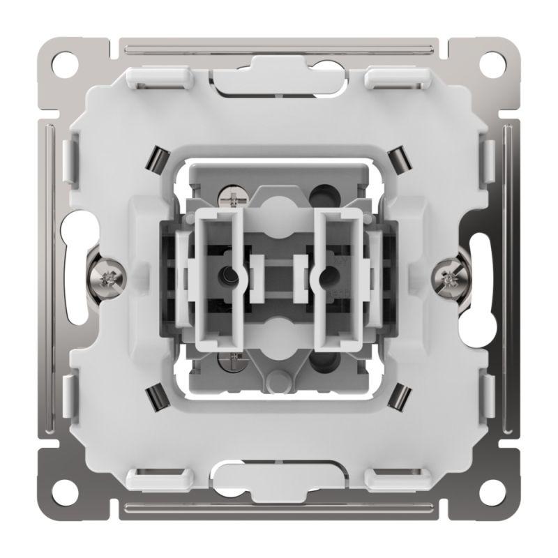 Переключатель 1-кл. ArtGallery 10AX быстрозажим. клем. механизм базальт SE GAL001461S