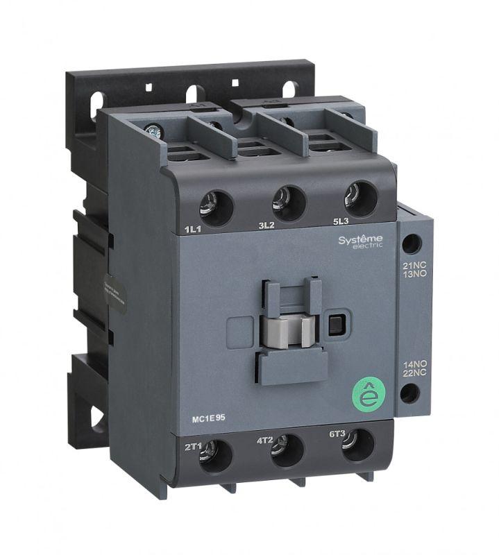 Контактор MC1E 3п 80А кат. 110В AC 1НО+1НЗ SE MC1E80F7