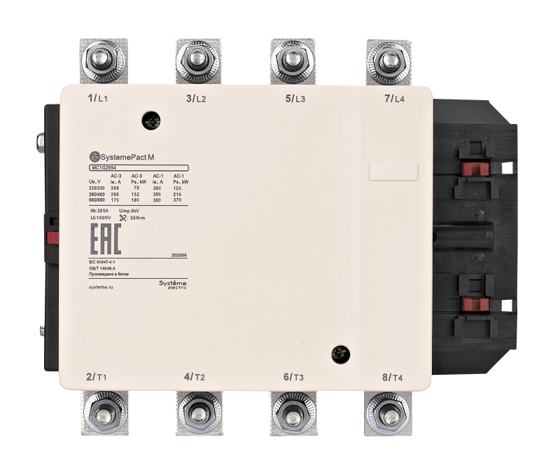 Контактор MC1G 4п (4НО) 400А AC1 кат. 240В АС SE MC1G3304U7