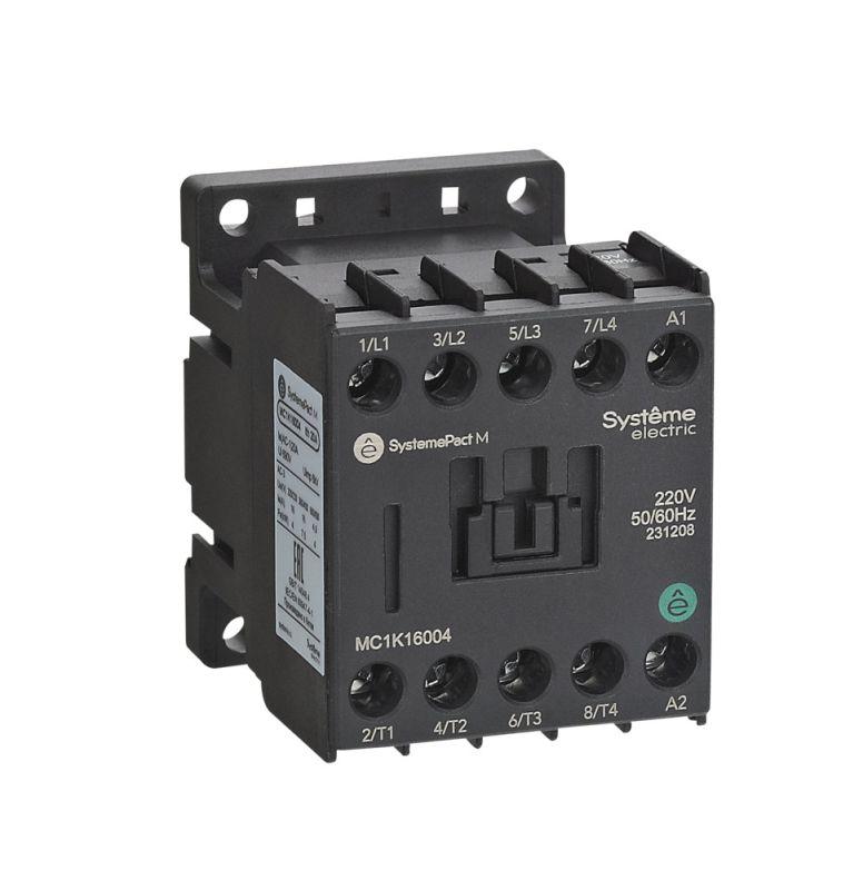 Контактор MC1K 4P(2НО+2НЗ) 16А AC 24В 50/60Гц SE MC1K16008B7