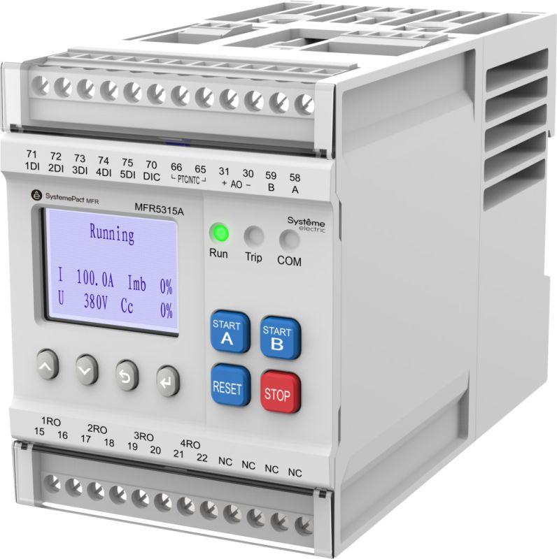 Реле MFR530 MODBUS-RTU + встроен. дисплей 0.2-5А ТТ d10.5мм 80-270В AC/DC SE MFR5315A