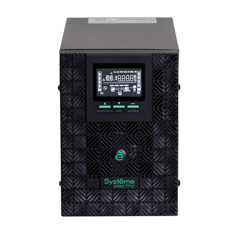 Источник бесперебойного питания ИБП Smart-Save SMT-Tower Systeme Electric 1500ВА 230В 1:1 внутрен. АКБ 24В 3хShuko SE SMTSE1500T