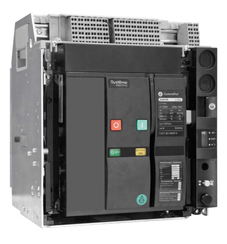 Выключатель-разъединитель воздушный 3п 1250А SystemePact ACB16NA выкатн. ГП ручное управл. SE SPA16NA123DH5554RU