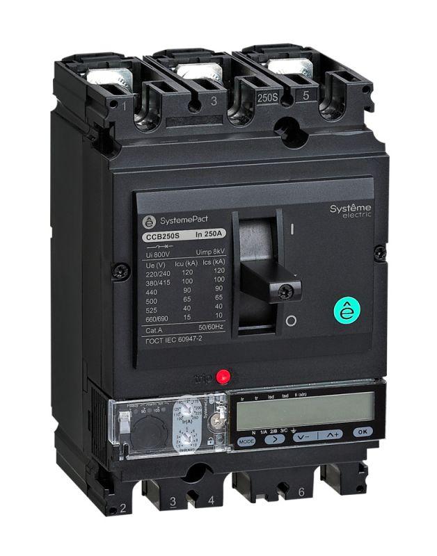 Выключатель автоматический SPC100 150кА S5.2E 3P3D 100А SE SPC100L10052E3DFC