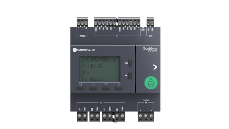 Реле интеллектуальное SR2 24В DC дисплей 8 UI (AI DI); 4 DO (реле) 1хRS485 1хRJ45 SE ZR2PA11BD