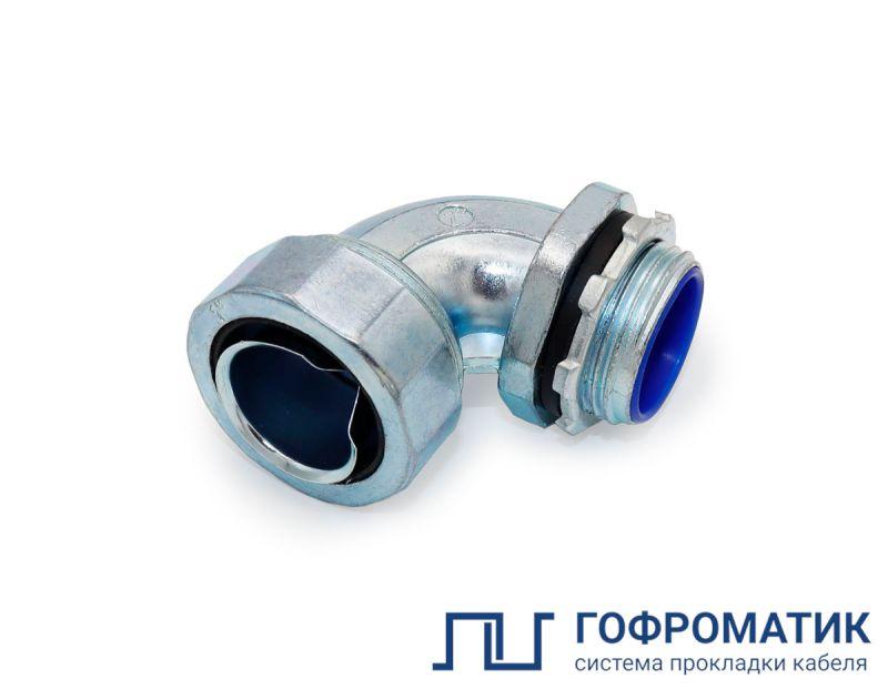 Элемент резьбовой крепежный РКН-25 поворот 90град. с наружн. резьбой ГОФРОМАТИК zeta41212