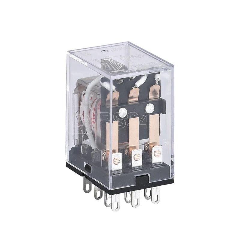 Реле промежуточное JZX-22F(D) 4 конт. с инд. LED 3А 220В AC CHINT