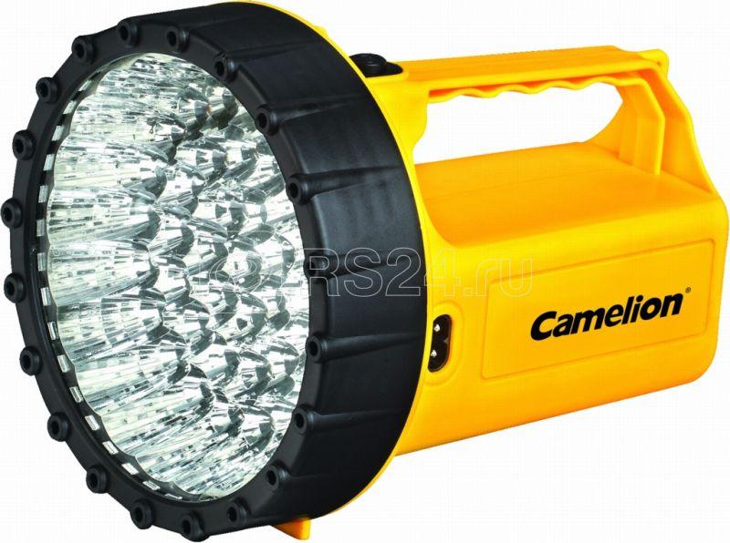 Фонарь 35led 29315 аккум 220в желт 6в 4а ч пласт короб camelion 10469