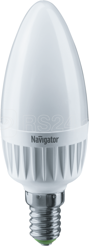 Лампа светодиодная 61 240 NLL-C37-7-230-6.5K-E14-FR 7Вт свеча матовая 6500К холод. бел. E14 595лм 220-240В NAVIGATOR 61240 купить в интернет-магазине RS24