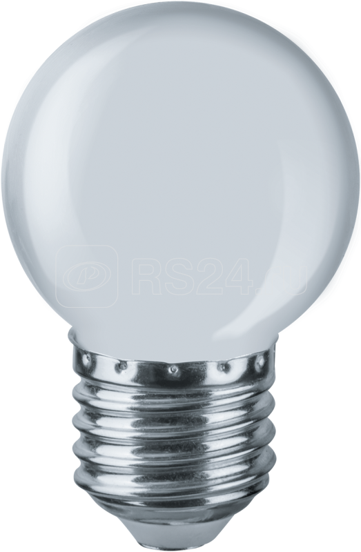 Лампа светодиодная 61 243 NLL-G45-1-230-W-E27 1Вт шар матовая E27 220-240В NAVIGATOR 61243 купить в интернет-магазине RS24