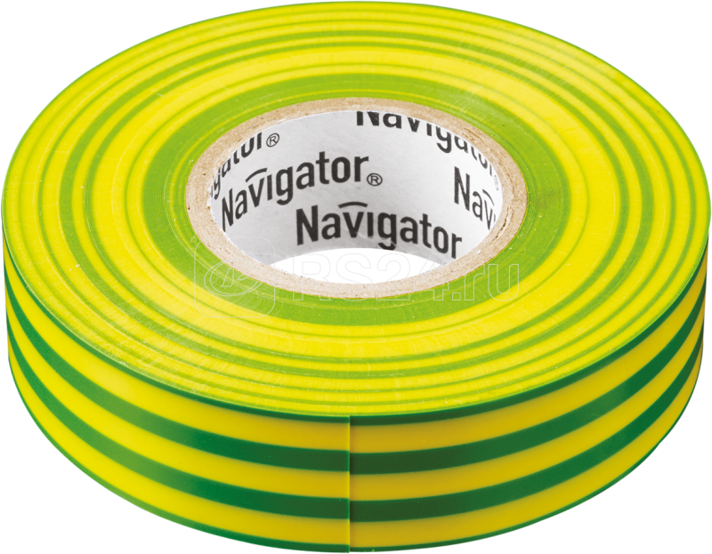 Изолента ПВХ 15мм (рул.20м) жел/зел. NIT-B15-20/YG Navigator 71108 купить в интернет-магазине RS24
