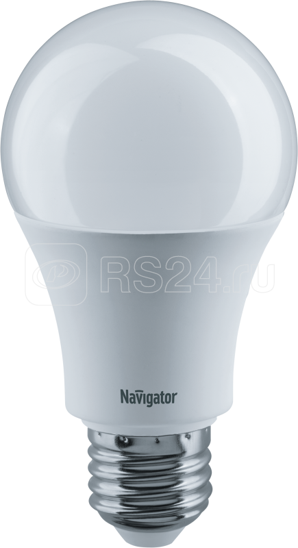 Лампа светодиодная 71 296 NLL-A60-12-230-2.7K-E27 (Standard) 12Вт грушевидная 2700К тепл. бел. E27 900лм 176-264В Navigator 71296 купить в интернет-магазине RS24