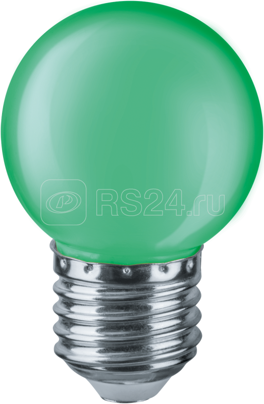 Лампа светодиодная 71 828 NLL-G45-1-230-G-E27 1Вт шар E27 220-240В зел. Navigator 71828 купить в интернет-магазине RS24
