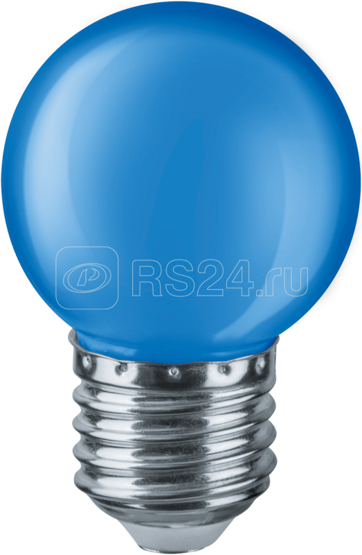 Лампа светодиодная 71 829 NLL-G45-1-230-B-E27 1Вт шар E27 220-240В син. Navigator 71829 купить в интернет-магазине RS24