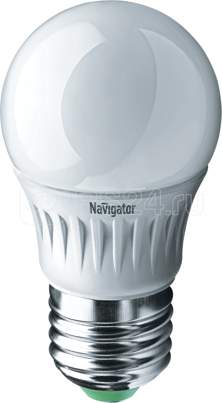 Лампа светодиодная 94 477 NLL-P-G45-5-230-2.7K-E27 5Вт шар 2700К тепл. бел. E27 330лм 220-240В Navigator 94477 купить в интернет-магазине RS24