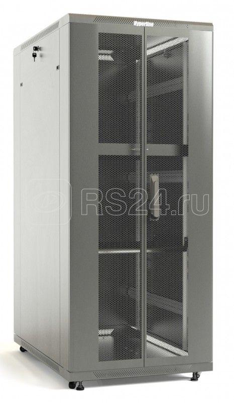 Шкаф напольный TTB-4286-DD-RAL7035 19дюйм 42U 2055х800х600мм передн. и ...