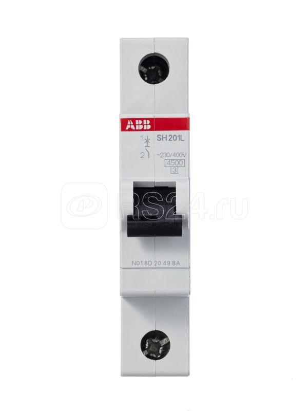 Выключатель автоматический модульный 1п C 25А 4.5кА SH201L C25 ABB 2CDS241001R0254 купить в интернет-магазине RS24