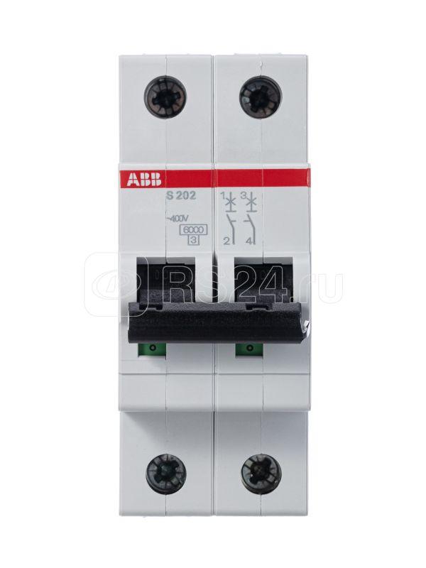 Выключатель автоматический модульный 2п D 1А 6кА S202 D1 ABB 2CDS252001R0011 купить в интернет-магазине RS24