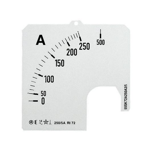 Шкала для амперметра SCL-A5-250/48 ABB 2CSG121249R5011 купить в интернет-магазине RS24