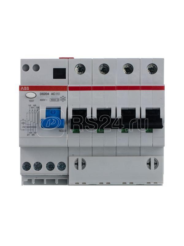 Выключатель автоматический дифференциального тока 4п C 6А 30мА тип AC 6кА DS204 6мод. ABB 2CSR254001R1064 купить в интернет-магазине RS24