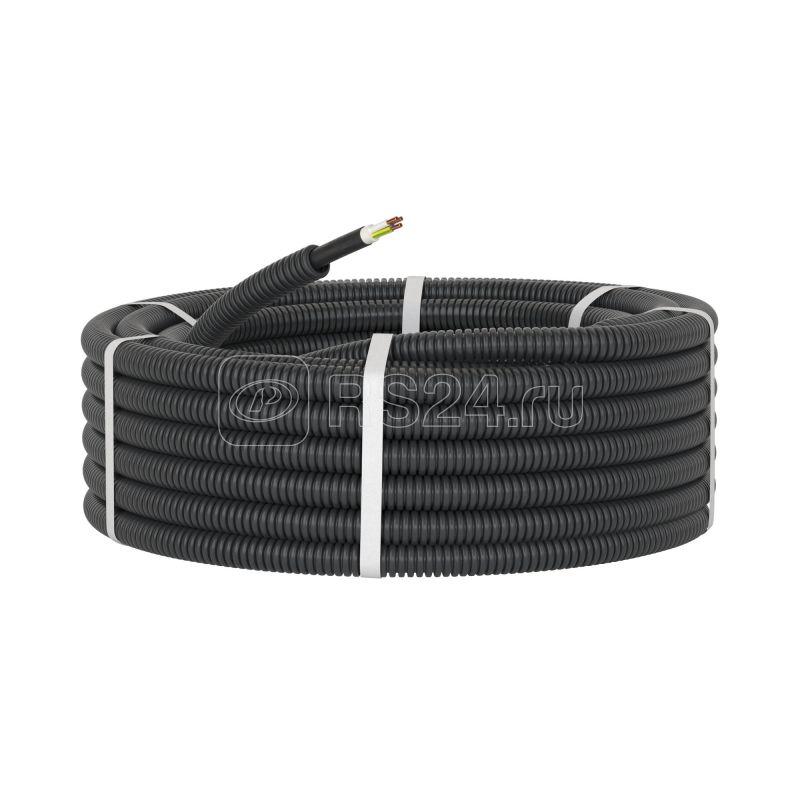 Труба гофрированная ПНД гибкая d16мм с кабелем ВВГнг(А)-LS 1.5х3 РЭК ГОСТ+ черн. (уп.50м) DKC 7L71650 купить в интернет-магазине RS24