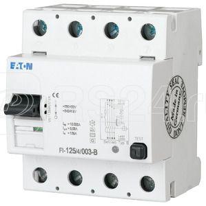 Выключатель дифференциального тока (УЗО) 4п 25А 30мА тип AC 10кА FI-25/4/003 EATON 279196 купить в интернет-магазине RS24