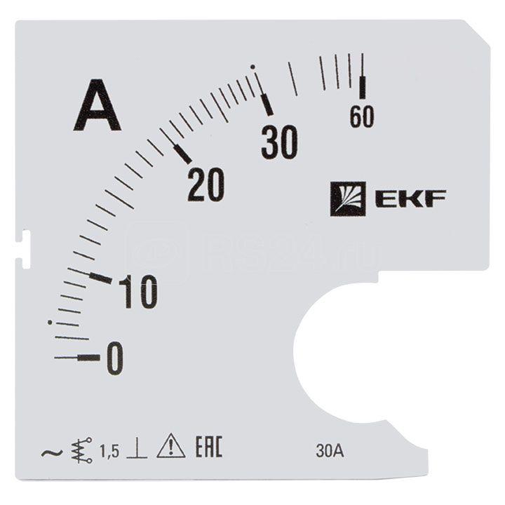 Шкала сменная для A961 30/5А-1.5 PROxima EKF s-a961-30 купить в интернет-магазине RS24