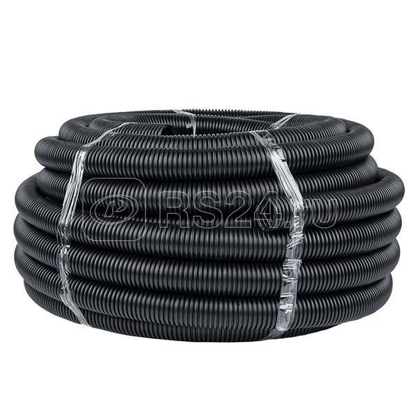 Купить Труба гофрированная ПНД гибкая тяжелая d50мм с протяжкой черн ...