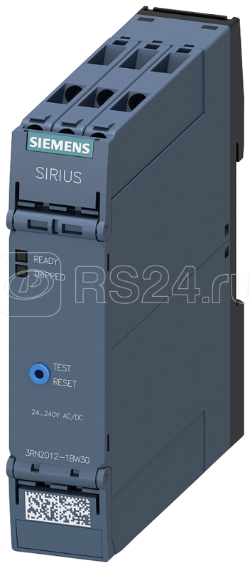 Реле термисторной защиты в стандартном корпусе 22.5мм винтовые клеммы Siemens 3RN20121BW30 купить в интернет-магазине RS24