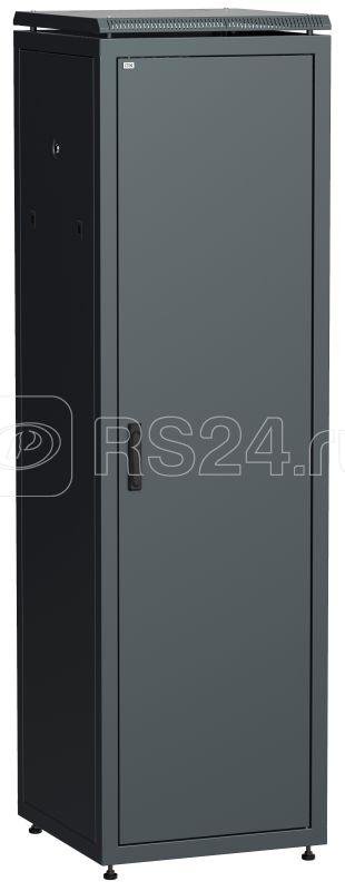 Шкаф сетевой 19дюйм LINEA N 38U 600х600мм металлическая передняя дверь черн. ITK LN05-38U66-M купить в интернет-магазине RS24