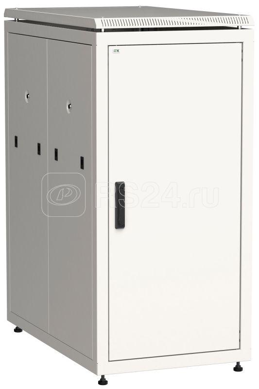 Шкаф сетевой 19дюйм  LINEA N 18U 600х1000мм металлическая передняя дверь сер. ITK LN35-18U61-M купить в интернет-магазине RS24