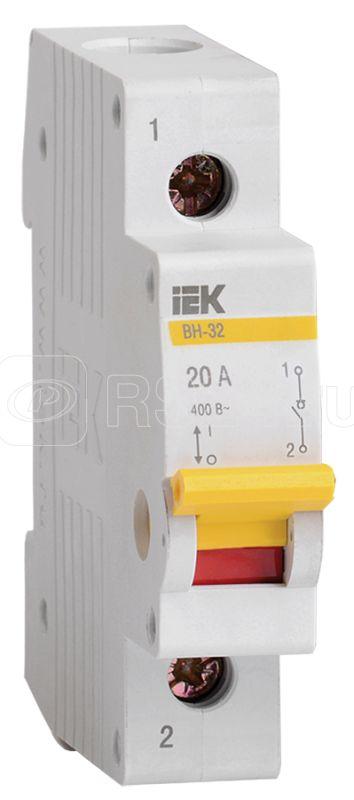 Выключатель нагрузки ВН-32 20А/1П IEK MNV10-1-020 купить в интернет-магазине RS24