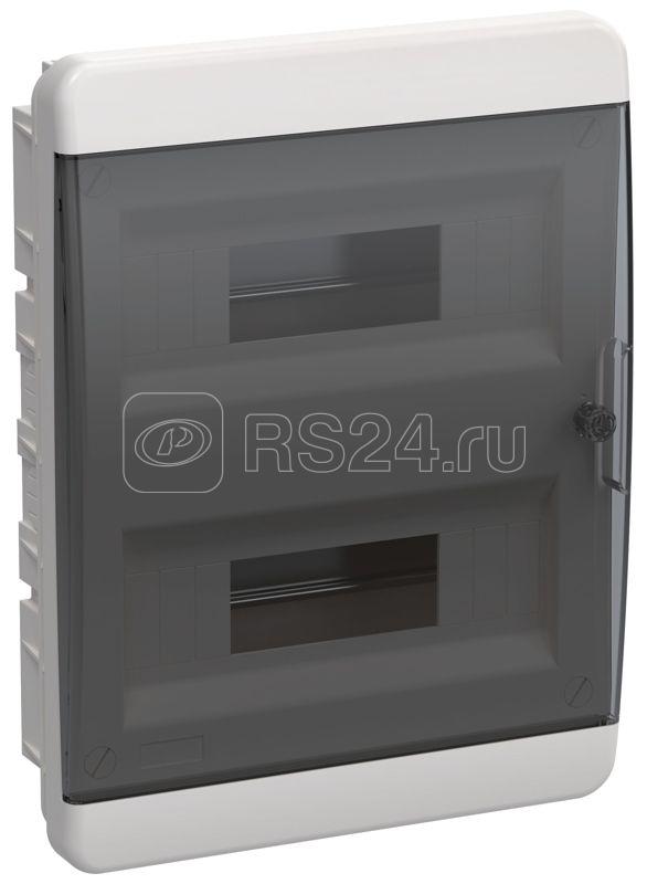 Корпус ЩРВ-П-24 TEKFOR IP41 черн. прозр. дверь пластик. IEK TF5