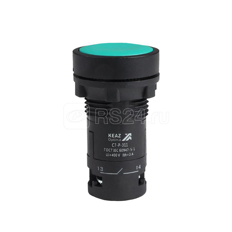 Кнопка OptiSignal Compact D22 С7-P-311 зел. 1НО+1НЗ XB7NA35 КЭАЗ 362044 ...